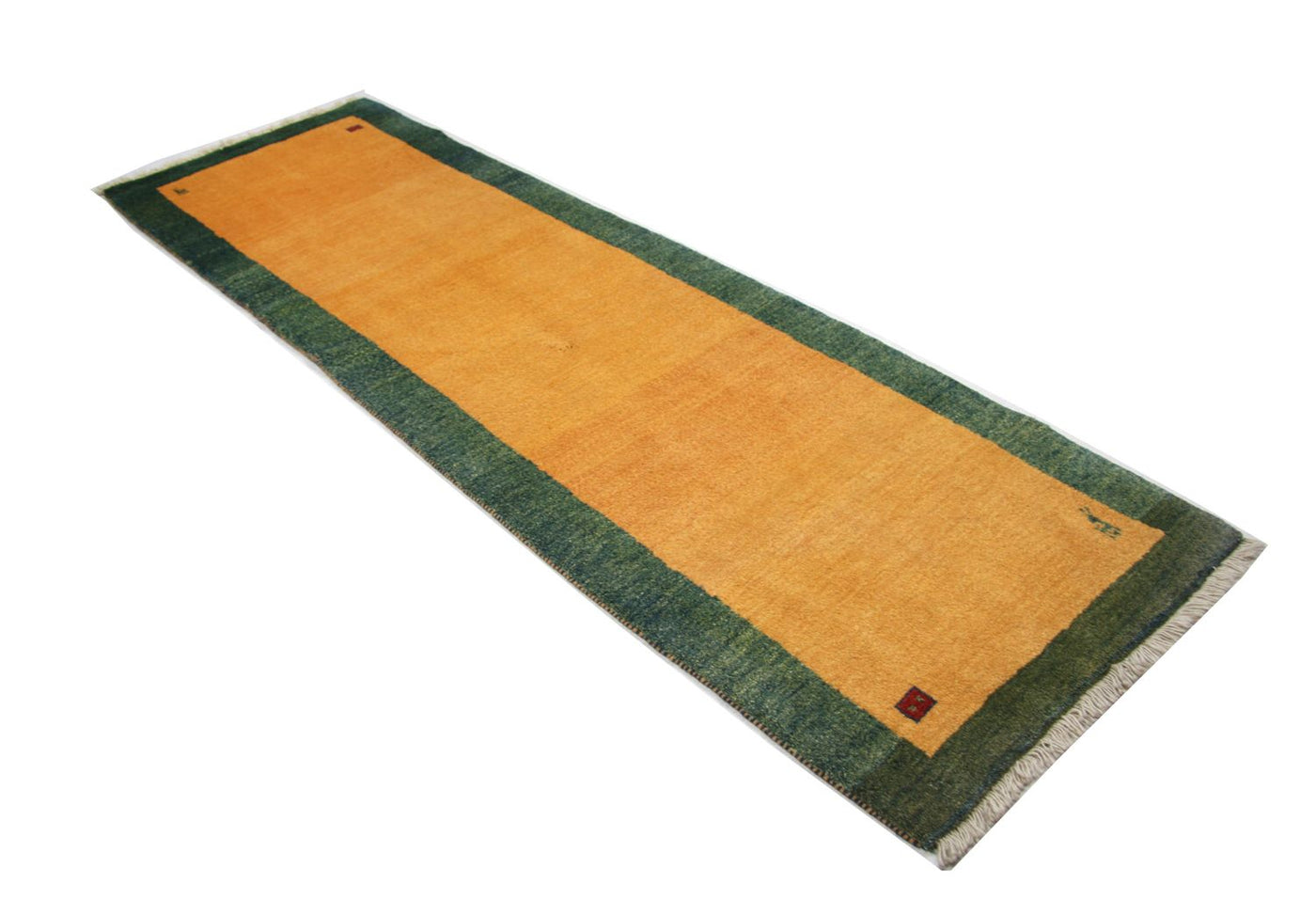 Gabbeh Teppich - Perser 285 x 86 cm - orange