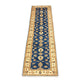 Ziegler Teppich 78 x 315 cm - blau