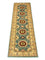 Ziegler Teppich 293 x 81 cm - blau