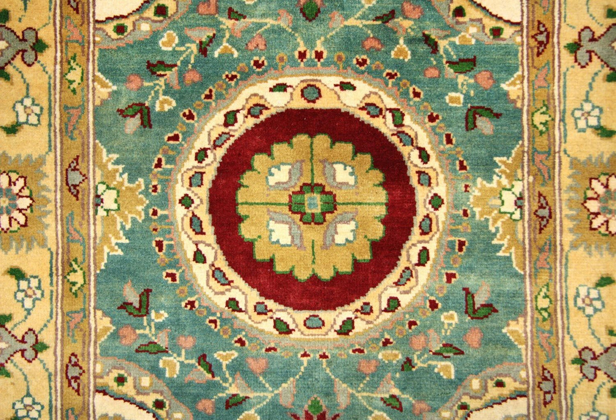 Ziegler Teppich 293 x 81 cm - blau