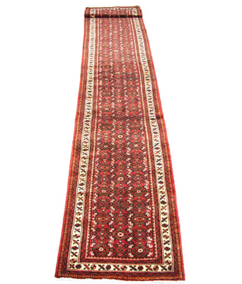 Perserteppich - Nomadic 470 x 93 cm - rot