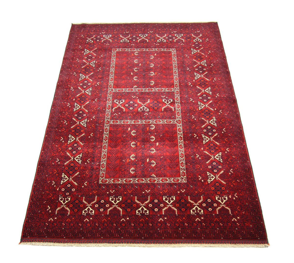Afghan Teppich 250 x 166 cm - rot