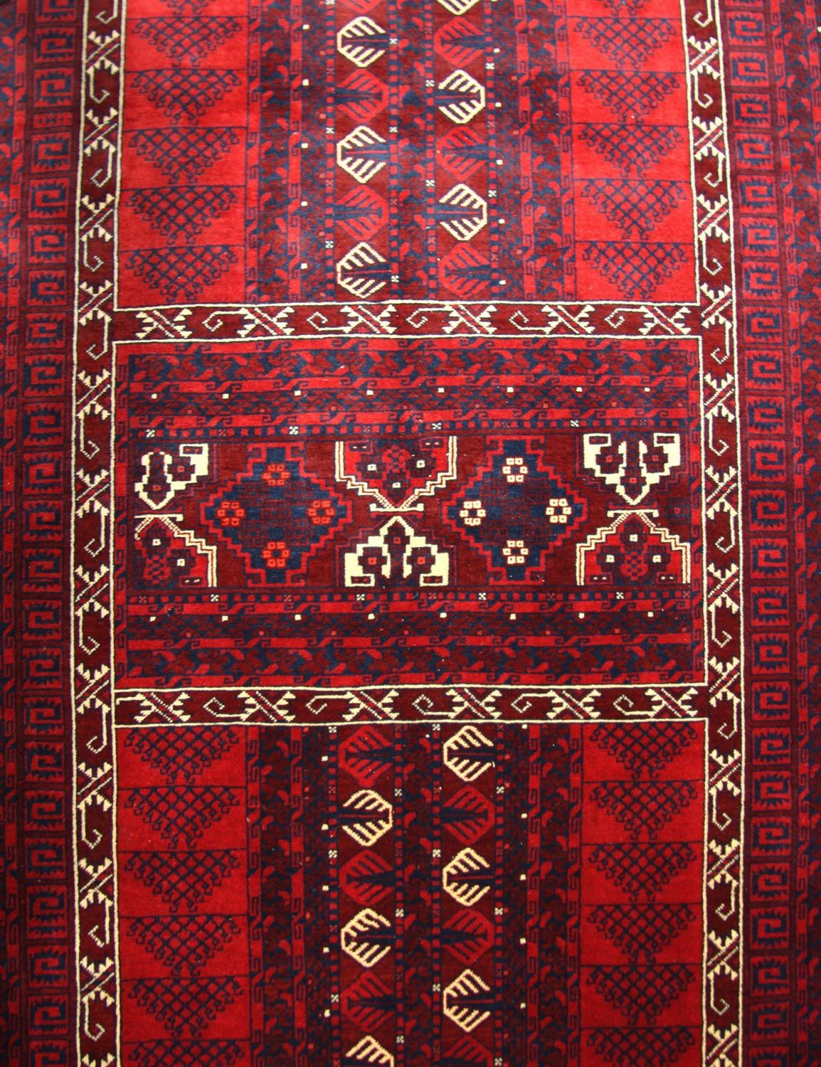 Afghan Teppich 244 x 157 cm - rot