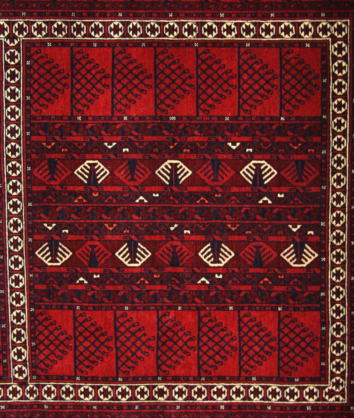 Afghan Teppich 244 x 157 cm - rot