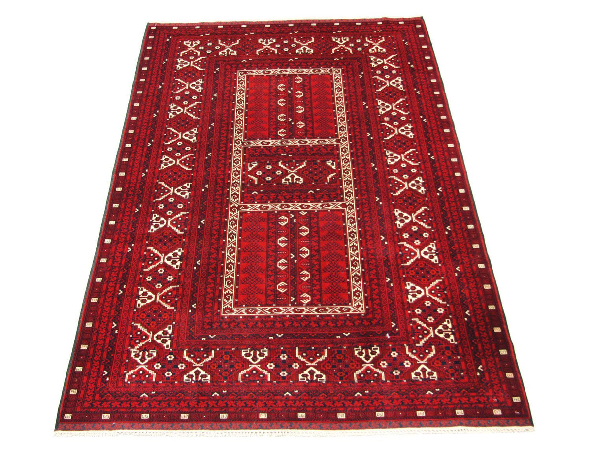 Afghan Teppich 256 x 168 cm - rot