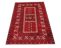 Afghan Teppich 256 x 168 cm - rot