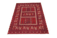 Afghan Teppich 250 x 170 cm - rot