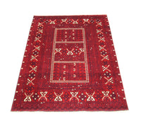 Afghan Teppich 248 x 158 cm - rot