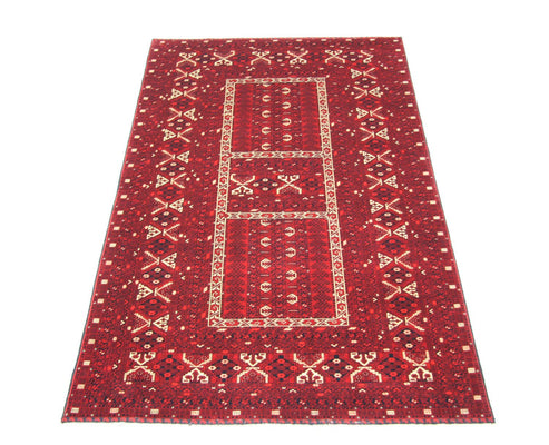 Afghan Teppich 252 x 166 cm - rot