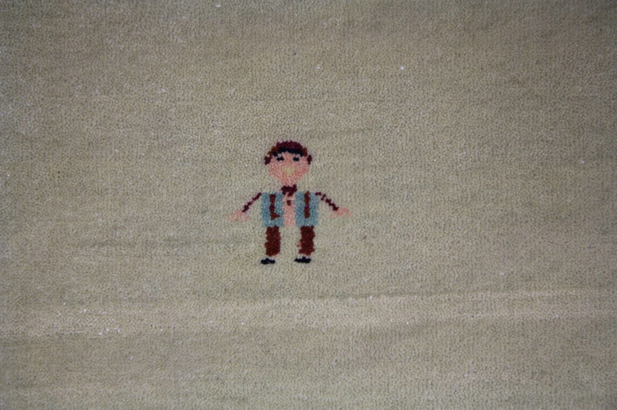 Gabbeh Teppich - Loribaft Perser 260 x 190 cm - grün