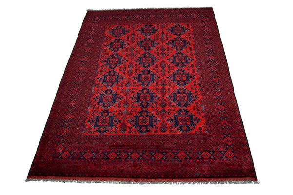 Afghan Teppich 290 x 205 cm - rot