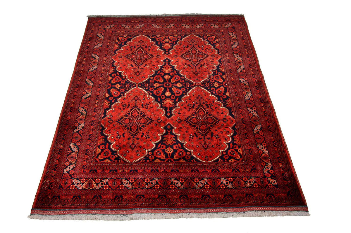 Afghan Teppich - Kunduz 274 x 197 cm - rot