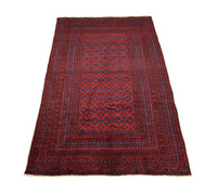 Belutsch Teppich 286 x 158 cm - rot