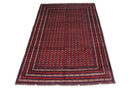 Afghan Teppich - Buchara 293 x 196 cm - rot