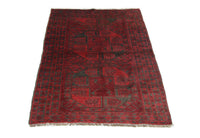 Afghan Teppich 154 x 114 cm - rot
