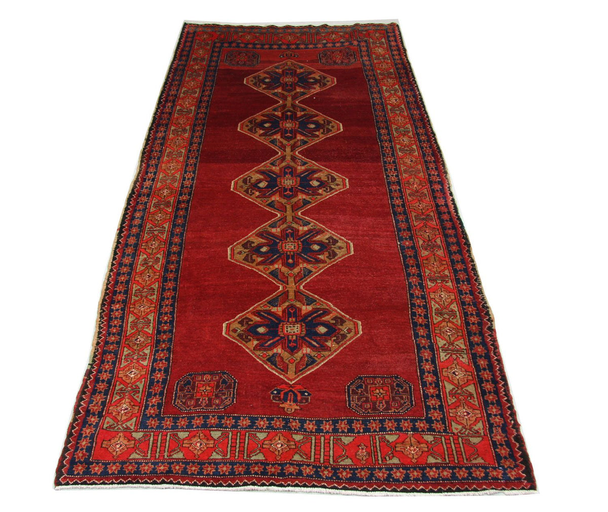 Perserteppich - Nomadic 369 x 178 cm - rot