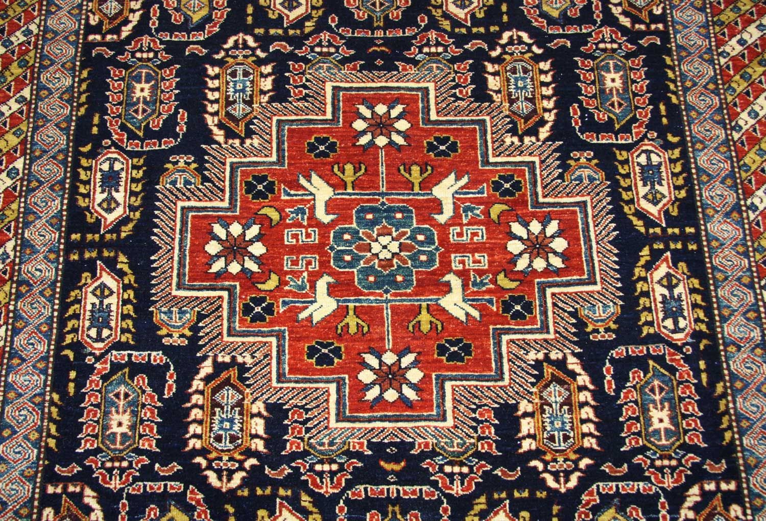 Ziegler Teppich - Kazak 230 x 169 cm - blau