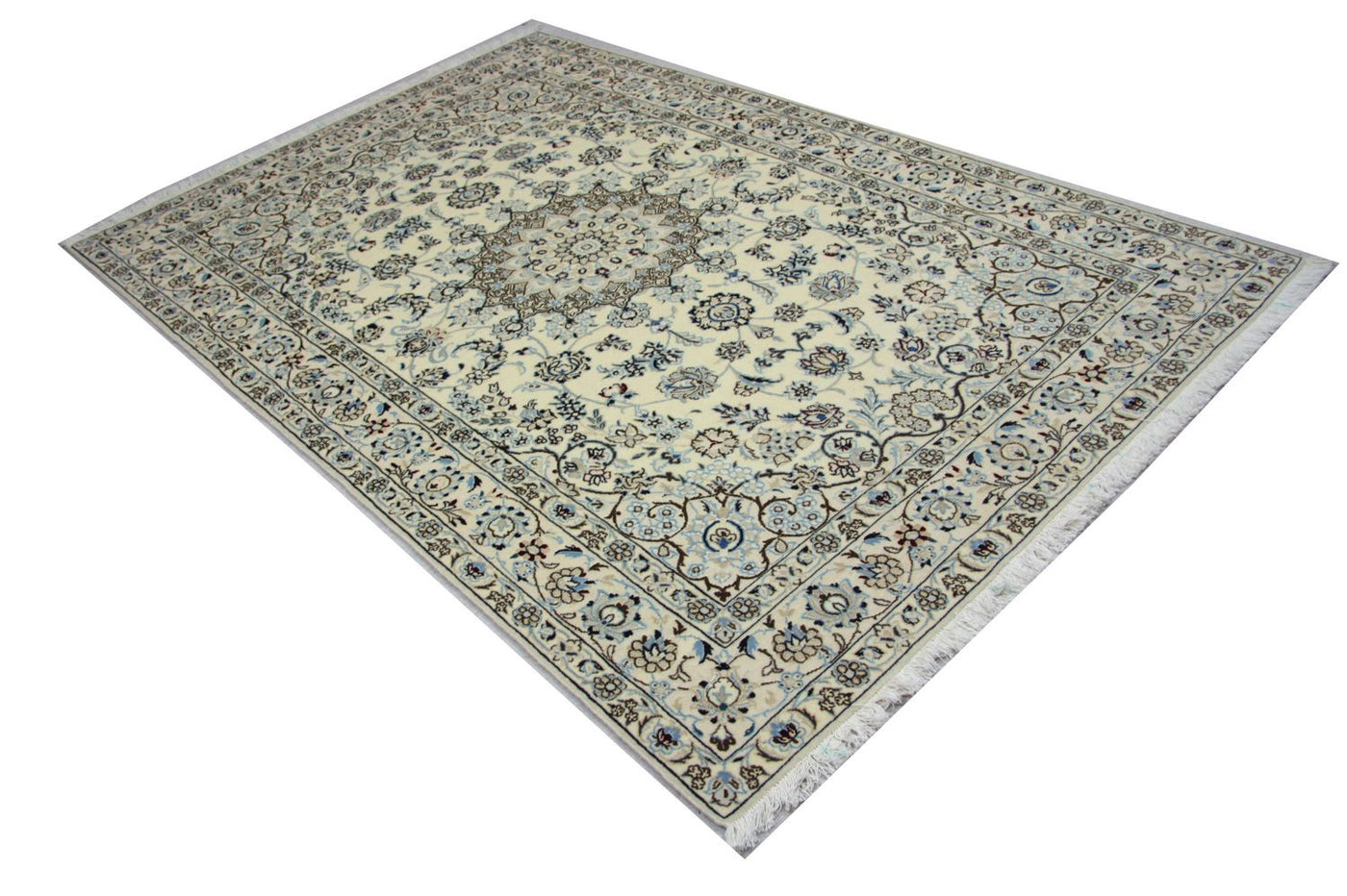 Perserteppich - Nain 244 x 155 cm Wohnzimmer Teppich