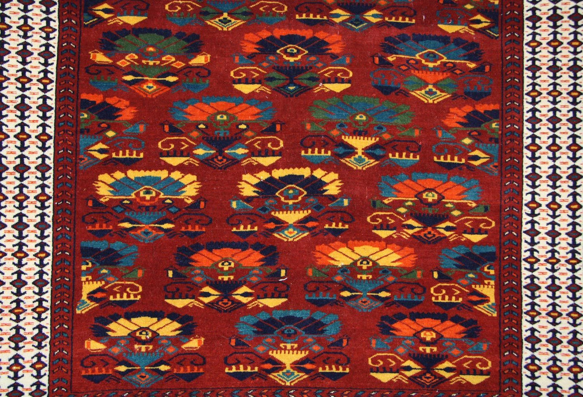 Afghan Teppich 160 x 130 cm - rost