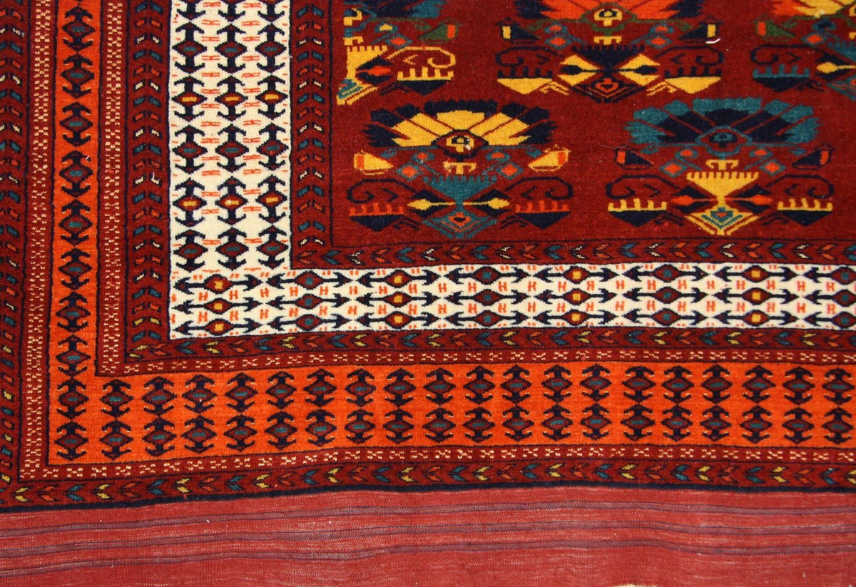 Afghan Teppich 160 x 130 cm - rost