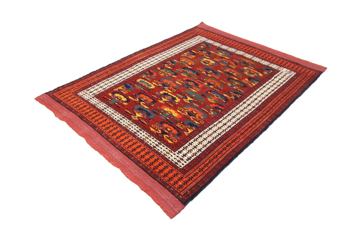 Afghan Teppich 160 x 130 cm - rost