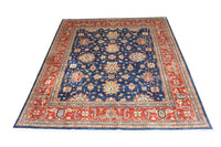 Ziegler Teppich - Kazak 303 x 246 cm - blau