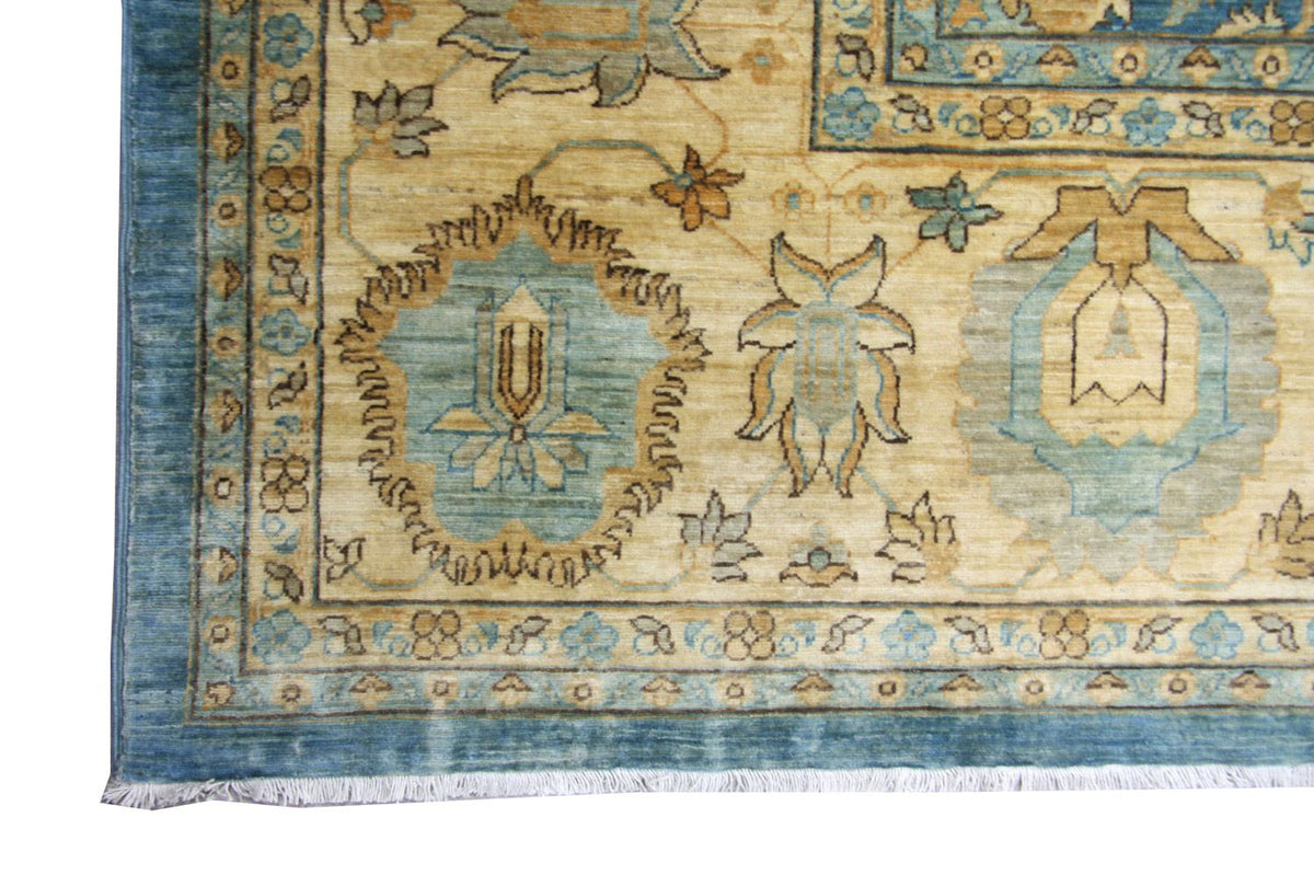 Ziegler Teppich 266 x 366 cm - blau