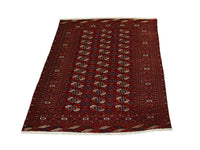 Afghan Teppich - Buchara 180 x 123 cm - rot