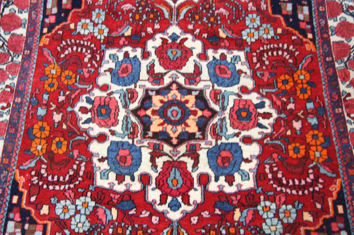Perserteppich - Bidjar 160 x 110 cm - rot
