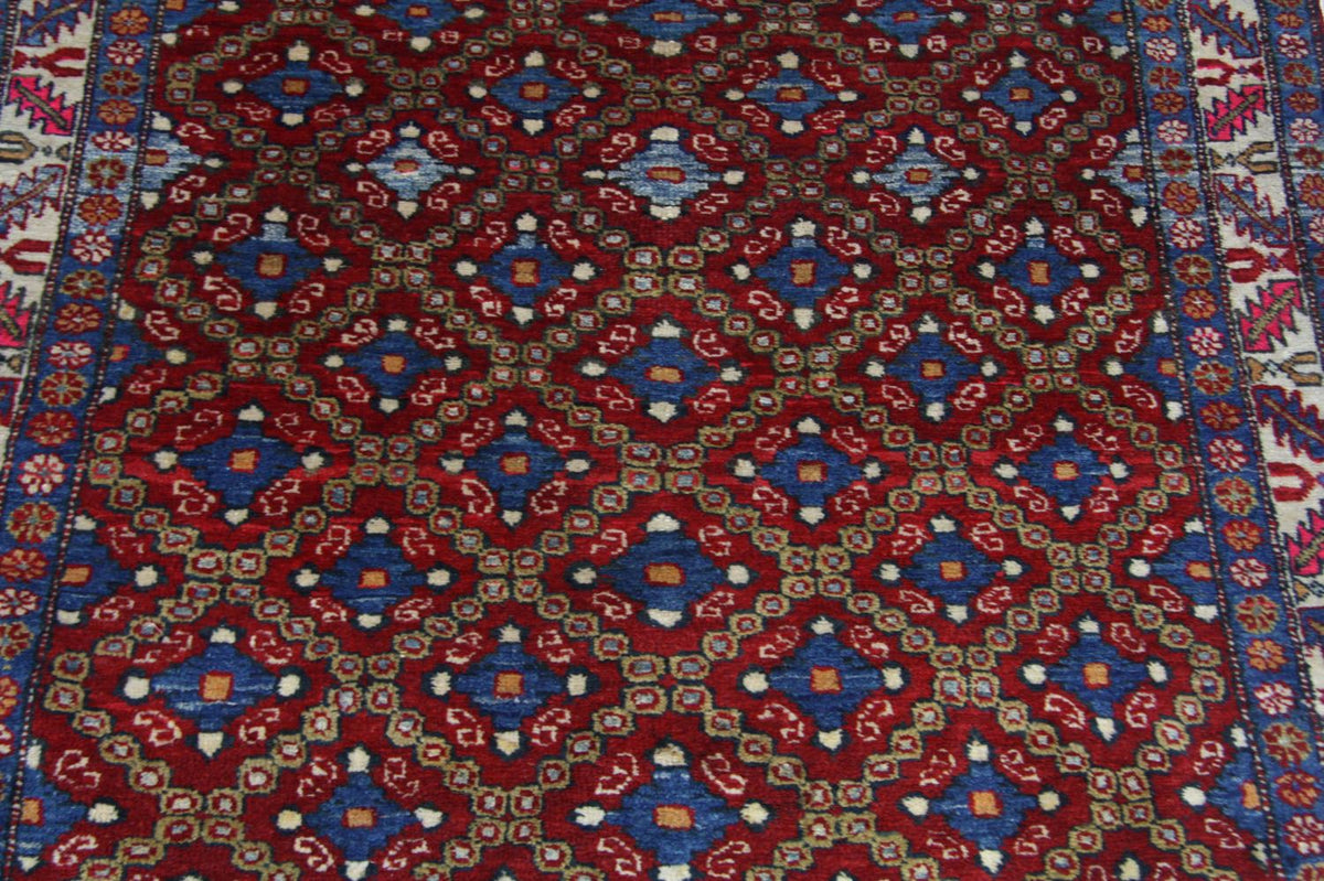 Afghan Teppich - Buchara 202 x 123 cm - blau