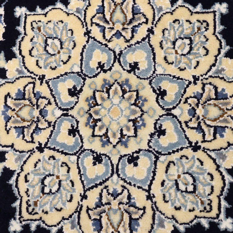 Perserteppich - Nain - Royal - Royal - 136 x 89 cm - dunkelblau
