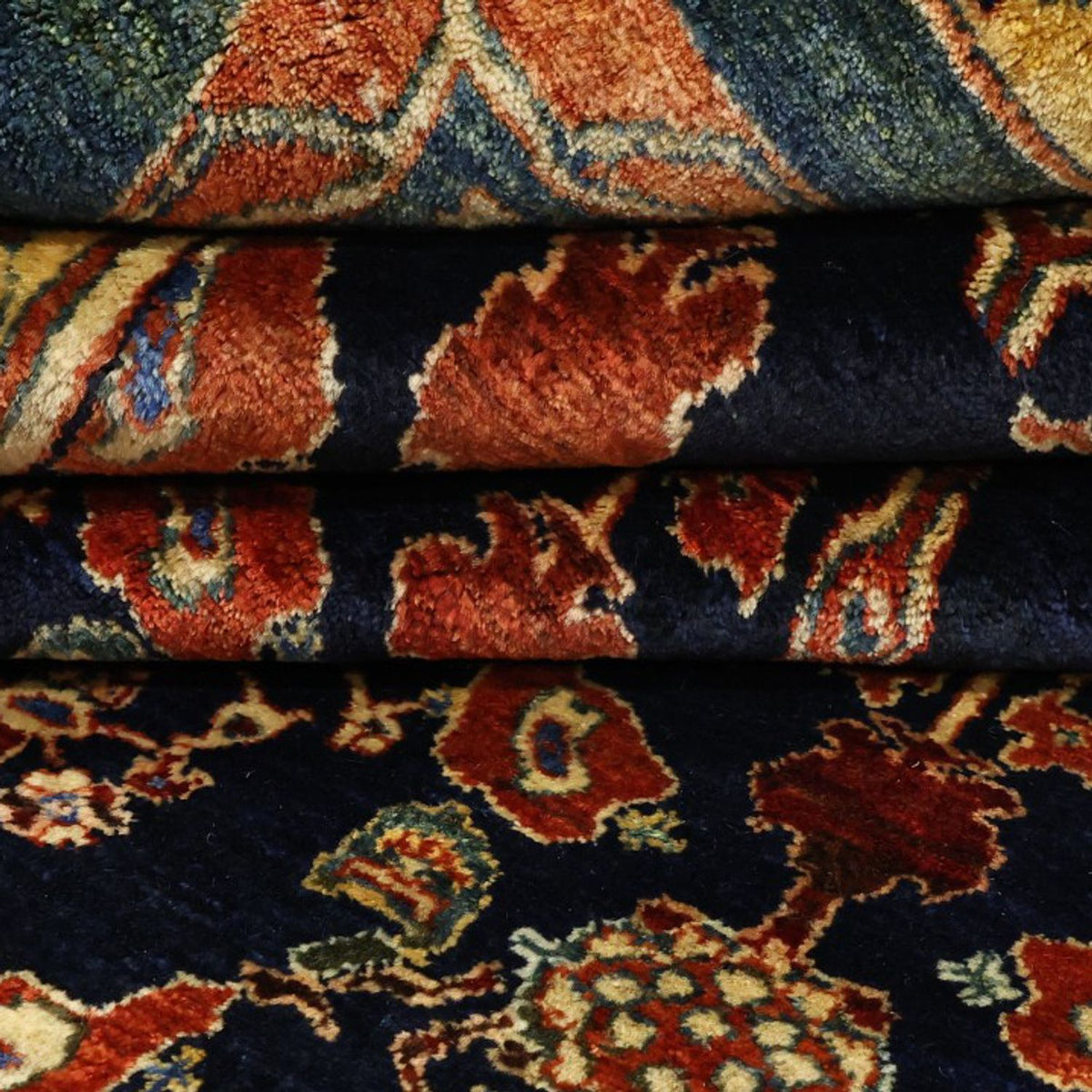 Perserteppich - Nomadic - 235 x 174 cm - dunkelblau