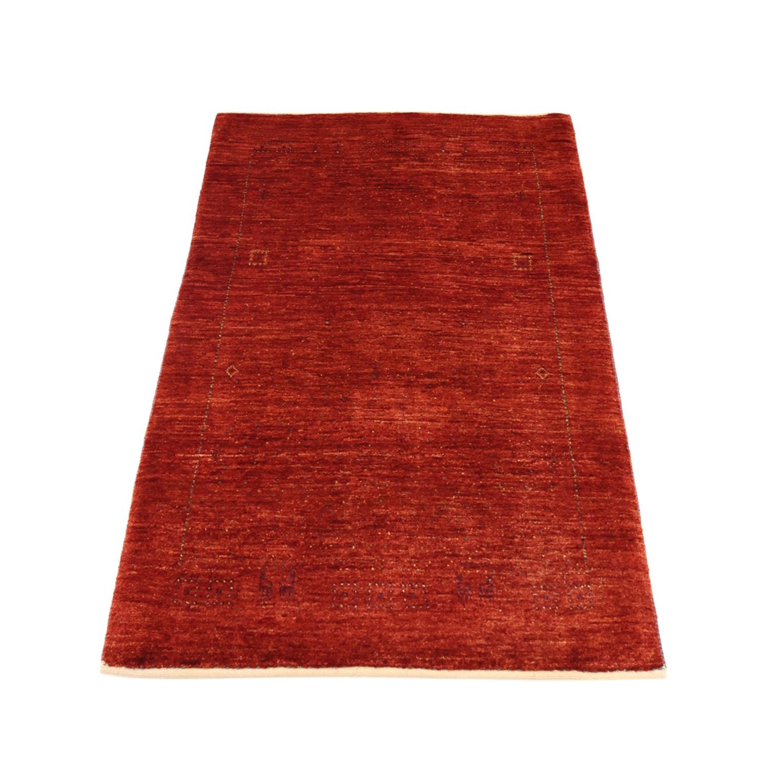 Gabbeh Teppich - Kaschkuli Perser - 129 x 80 cm - rot
