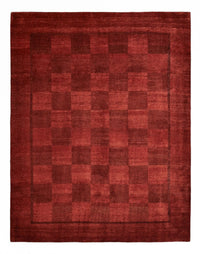 Gabbeh Teppich - Perser - 327 x 259 cm - dunkelrot
