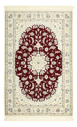 Perserteppich - Nain - Royal - Royal - 152 x 100 cm - rot