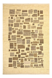 Gabbeh Teppich - Loribaft Perser - 287 x 200 cm - hellbeige