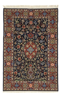 Orientteppich - Isfahan - Seidenkette - 166 x 114 cm - dunkelblau