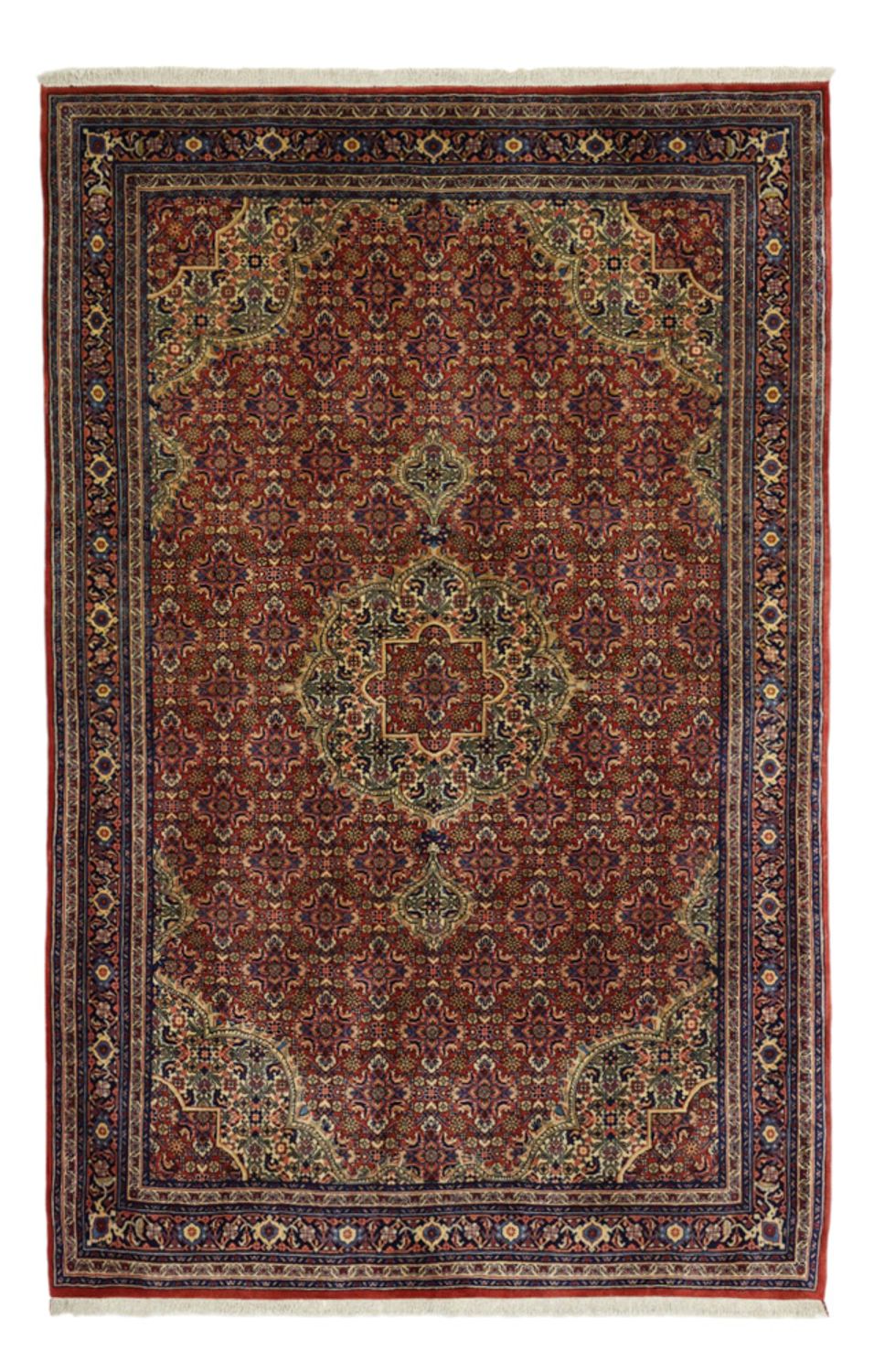 Perserteppich - Bidjar - 216 x 144 cm - dunkelrot