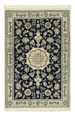 Perserteppich - Nain - Royal - Royal - 114 x 78 cm - dunkelblau