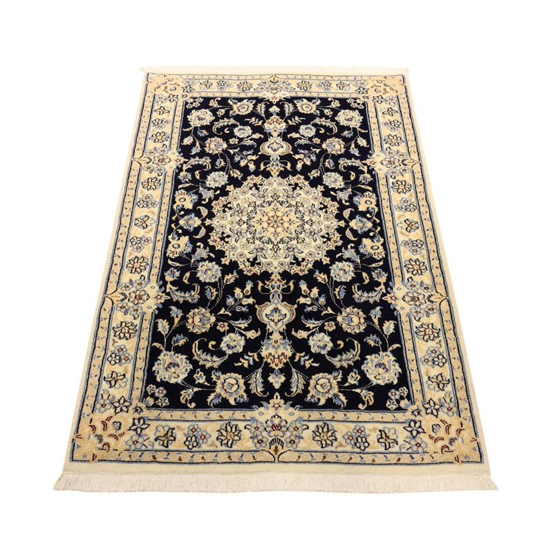 Perserteppich - Nain - Royal - Royal - 136 x 86 cm - dunkelblau