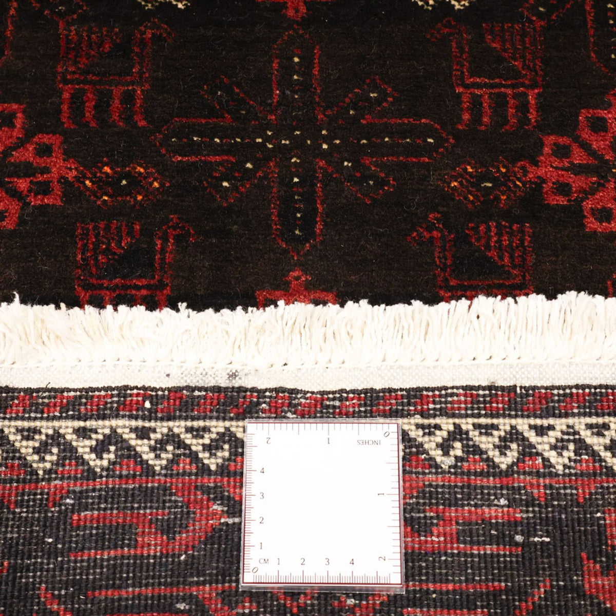 Belutsch Teppich - 190 x 107 cm - dunkelrot