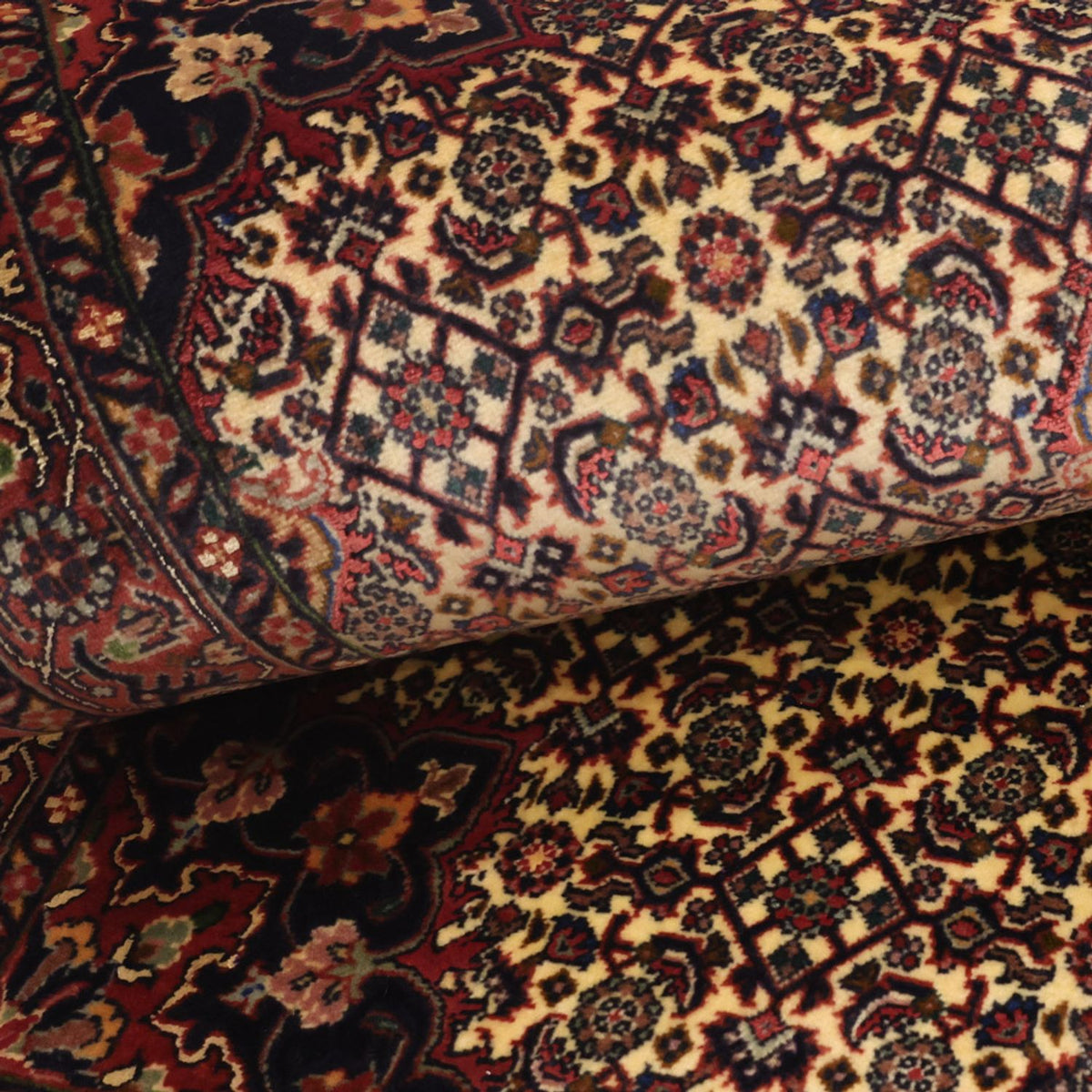 Perserteppich - Bidjar - 140 x 70 cm - dunkelbeige