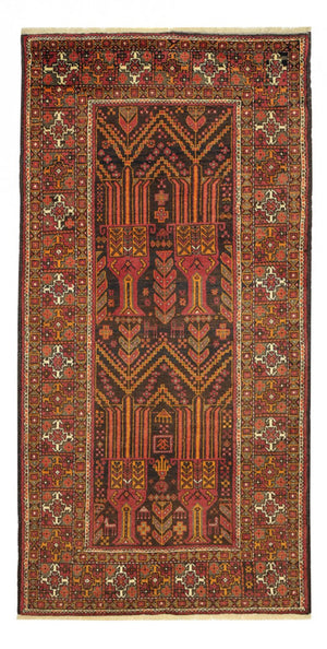 Läufer Belutsch - 211 x 102 cm - mehrfarbig