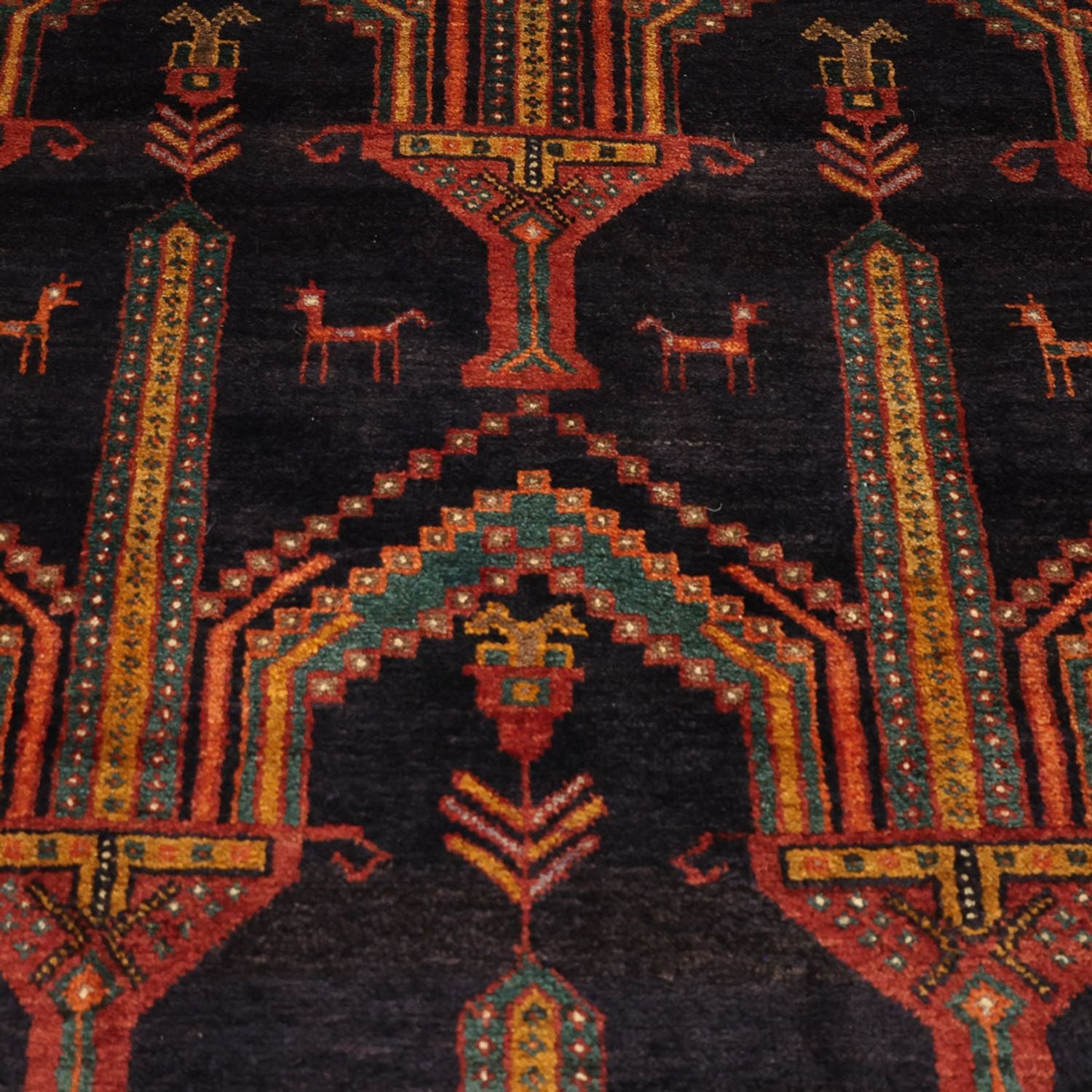 Läufer Belutsch - 274 x 125 cm - dunkelblau