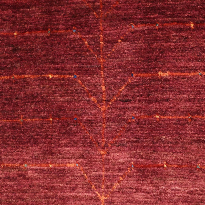 Gabbeh Teppich - Kaschkuli Perser - 130 x 81 cm - dunkelrot