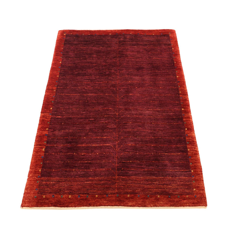 Gabbeh Teppich - Kaschkuli Perser - 130 x 81 cm - dunkelrot