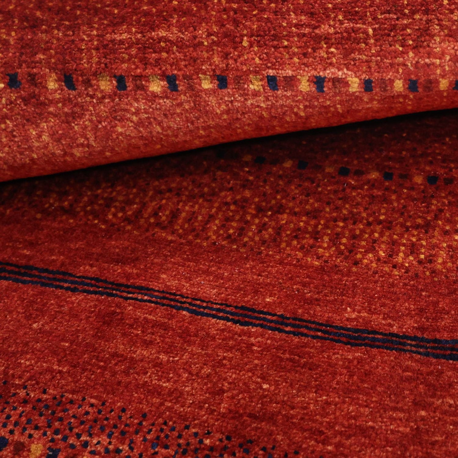 Gabbeh Teppich - Kaschkuli Perser - 113 x 94 cm - mehrfarbig