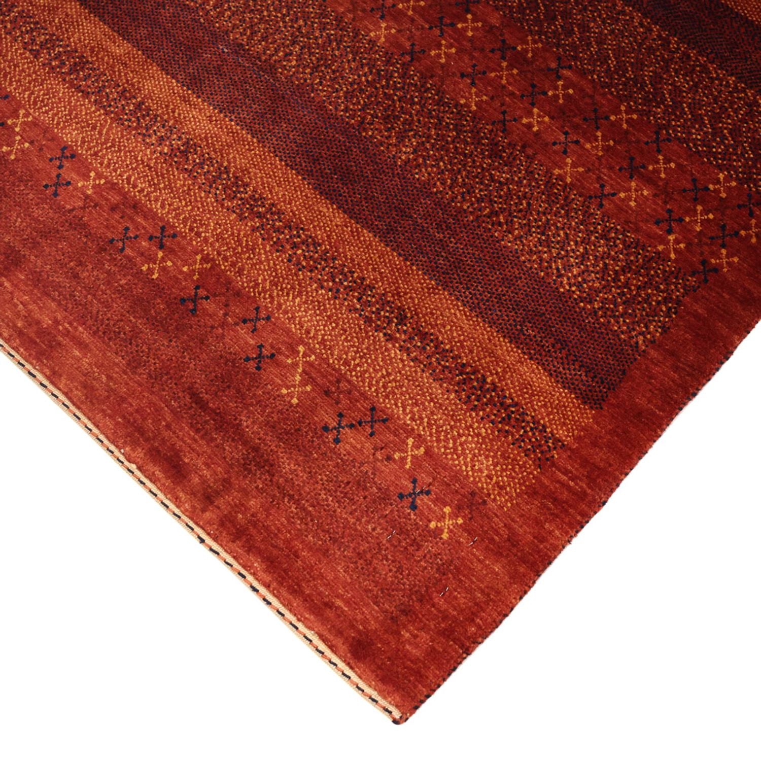 Gabbeh Teppich - Kaschkuli Perser - 114 x 97 cm - mehrfarbig