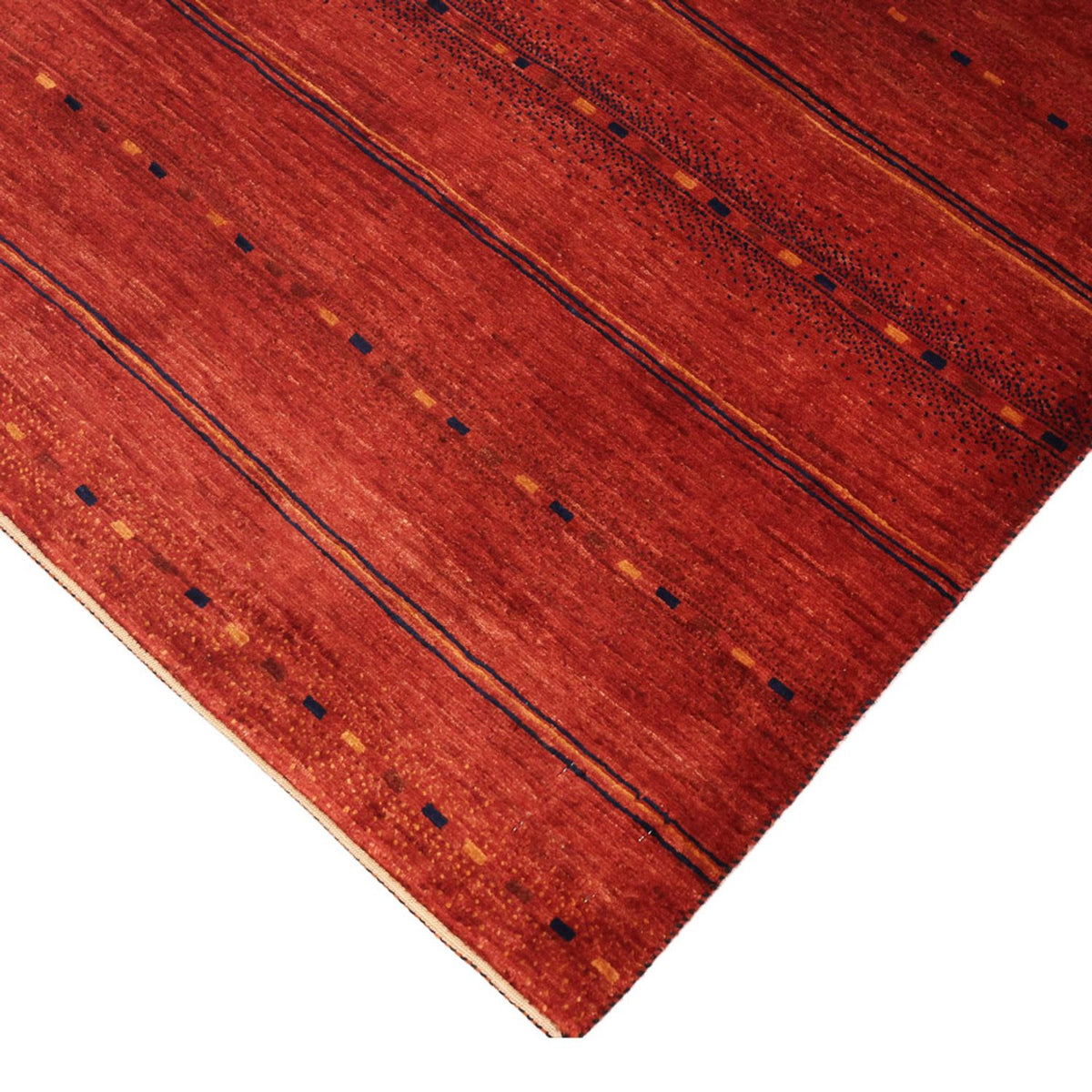 Gabbeh Teppich - Kaschkuli Perser quadratisch  - 112 x 102 cm - mehrfarbig