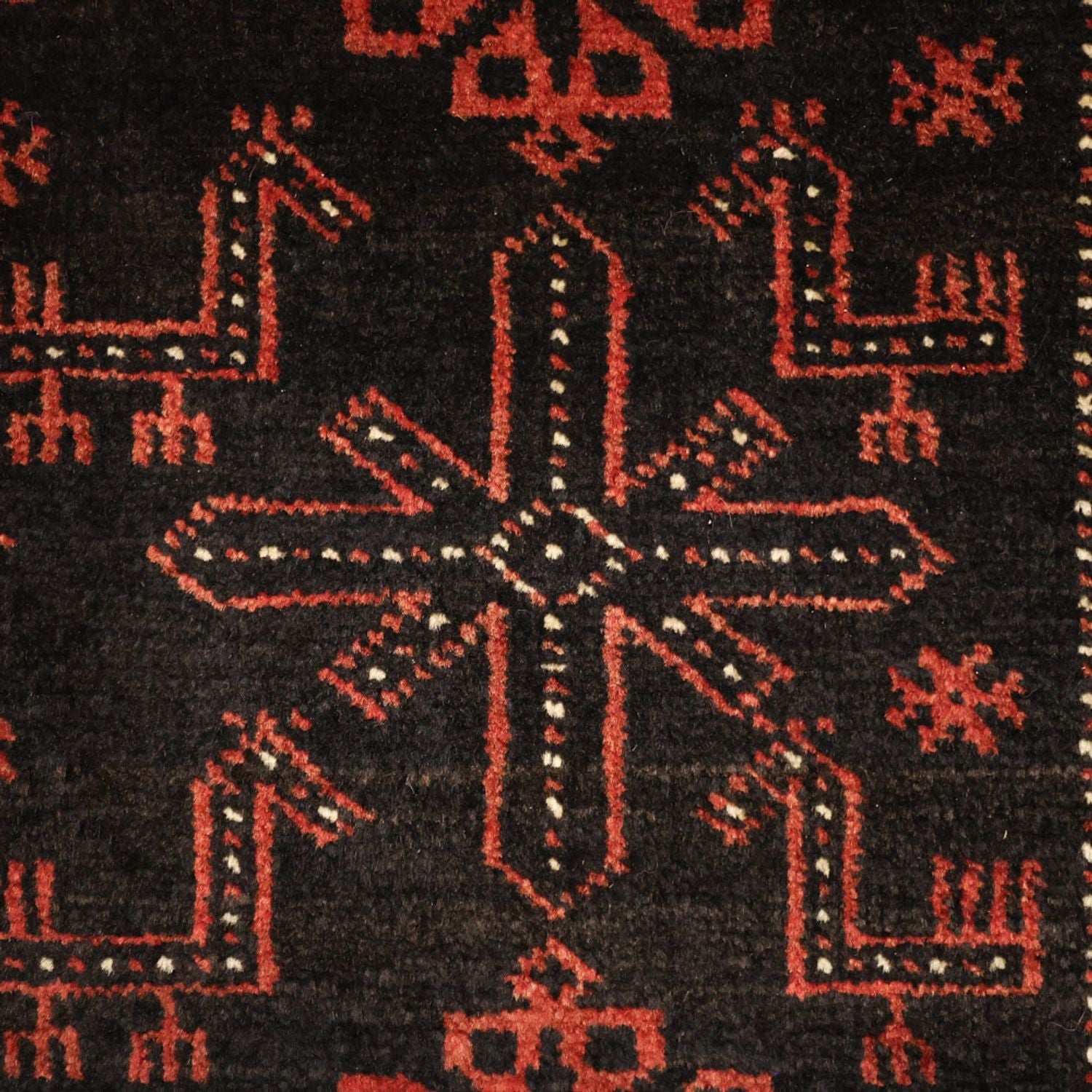 Läufer Belutsch - 197 x 105 cm - dunkelrot